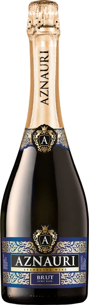 Aznauri Brut біле сухе 10-13% 0.75л