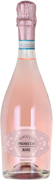 Barocco Prosecco рожеве брют 11% 0.75л
