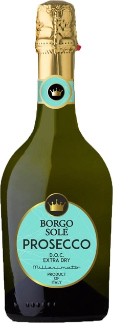 Borgo Sole Prosecco DOC Extra Dry біле сухе 11% 0.75л