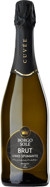 Borgo Sole Spumante Brut біле 11% 0.75л