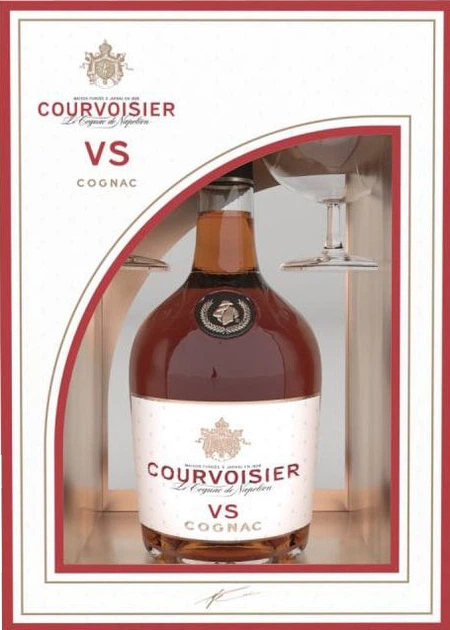 Коньяк Courvoisier VS 0.7 + 2 келихи Коньяк Courvoisier VS 0.7 + 2 келихи