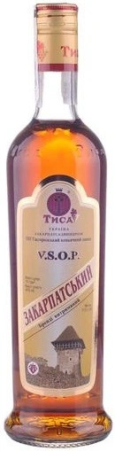 Закарпатський 4 зірки VSOP бренді 0.5л 40%