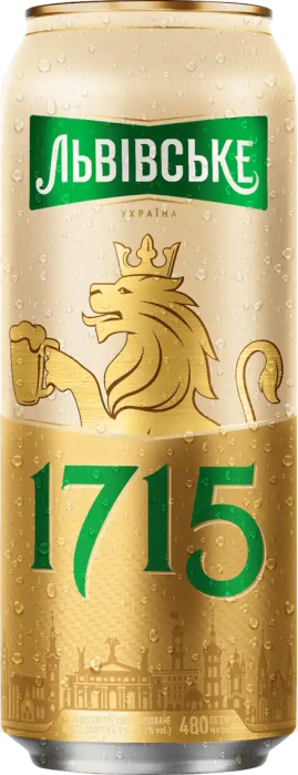 Пиво Львівське 1715 0.48л 4.5%