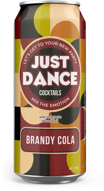 Just Dance Brandy cola 0.5л 7% 