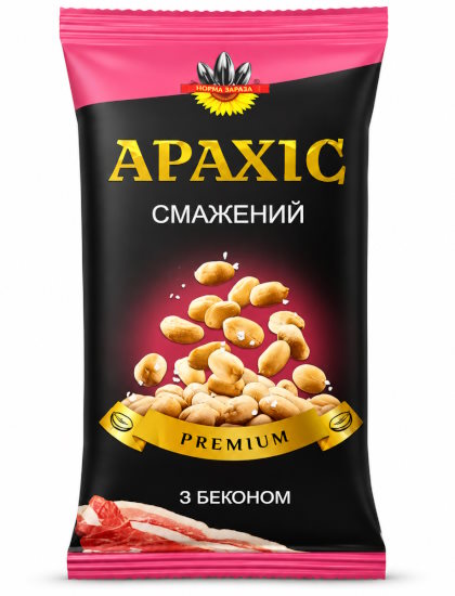 Арахіс смажений зі смаком бекону ТМ ЧЗ 60 г