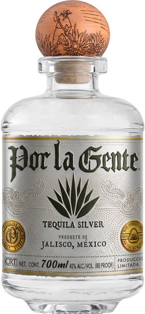 Por La Gente Silver текіла 0.75л 40%