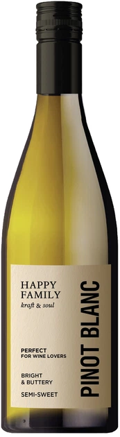 Happy Family Pinot Blanc біле вино солодке 9.5–14% 0.75л Happy Family Pinot Blanc біле вино солодке 9.5–14% 0.75л