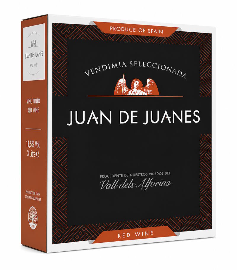 Вино Juan De Juanes червоне сухе 3л 13.5% Вино Juan De Juanes червоне сухе 3л 13.5%