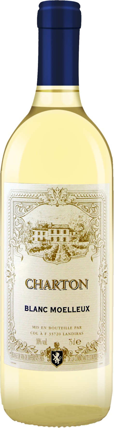 Вино Charton Blanc Moelleux біле напівсолодке 0.75л 10%