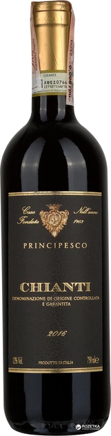 Вино Castellani Principesco Chianti червоне сухе 12% 0.75л