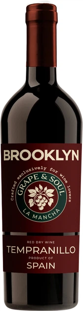 Brooklyn Tempranillo вино червоне сухе 13% 0.75л