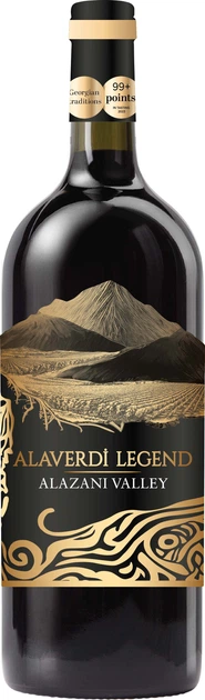 Вино Alaverdi Legend Алазанська Долина червоне напівсолодке 1.5л 9-13%