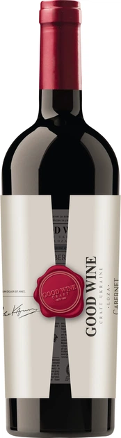 Вино Good Wine Cabernet червоне сухе 0.75 л 9.5-14%