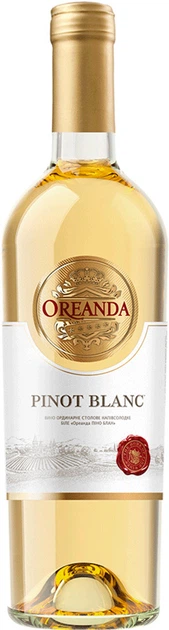Вино Oreanda Pinot Blanc біле напівсолодке 0.75л 9.5-13%