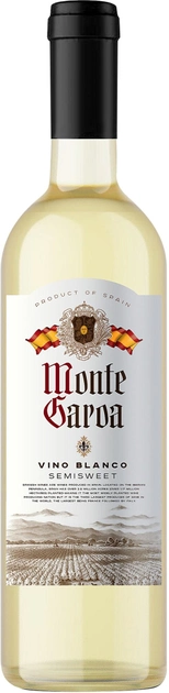 Вино Monte Garoa Tinto біле напівсолодке 10.5% 0.75л