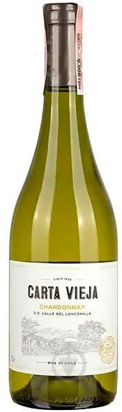 Вино Carta Vieja Chardonnay біле сухе 0.75л 13%