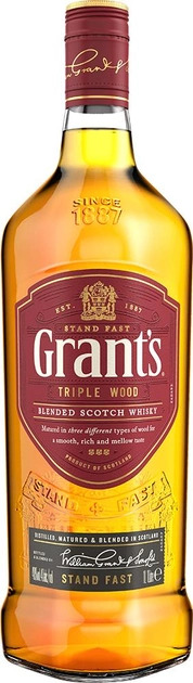 Віскі Grant's Triple Wood 1л 40%