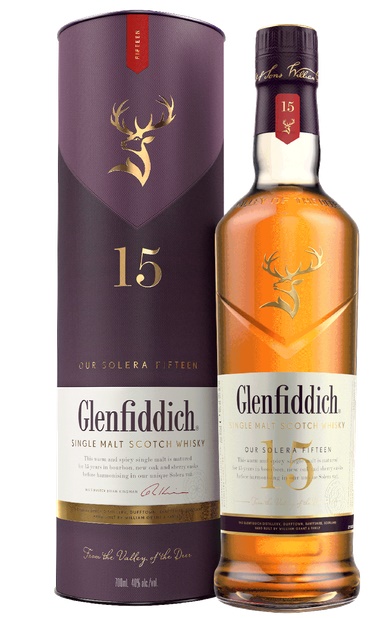 Glenfiddich 15 років 0.7л віскі 40% в коробці