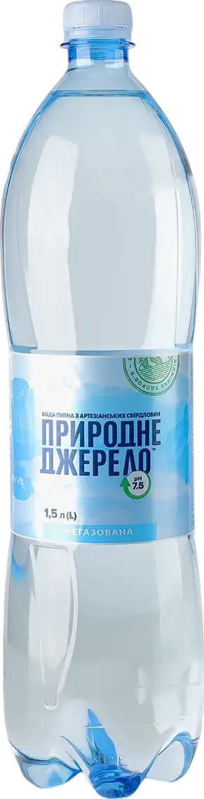 Вода Природне джерело артезіанська негазована 1.5л