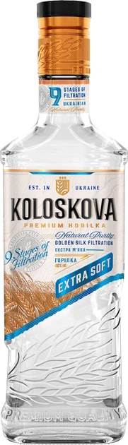 Горілка Koloskova Extra Soft 0.7 л 40 % Горілка Koloskova Extra Soft 0.7 л 40 %